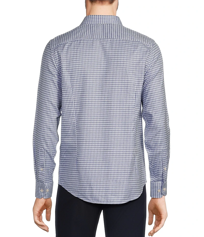 Murano Slim Arrow Pattern Long Sleeve Woven Shirt