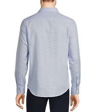 Murano Slim Fit Crosshatch Long Sleeve Woven Shirt