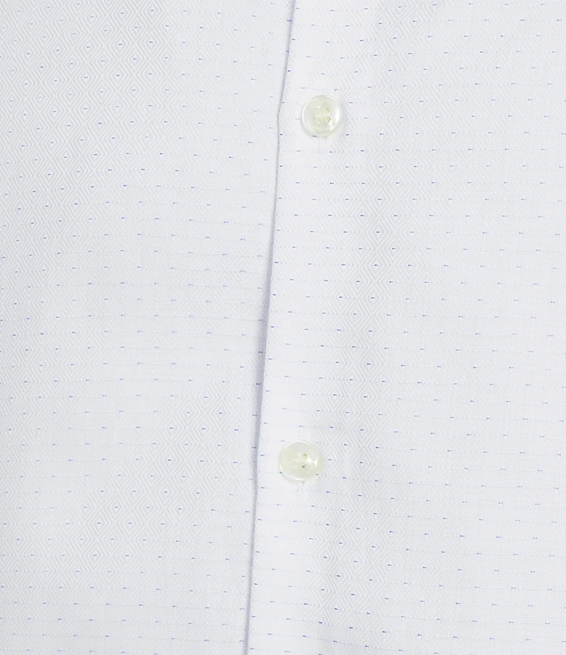 Murano Slim Fit Diamond Dobby Long Sleeve Woven Shirt