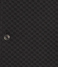 Murano Slim Fit Dual Pocket Textured Short Sleeve Woven Camp Shirt
