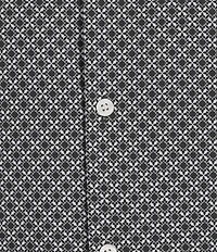 Murano Slim Fit Geo Pattern Performance Stretch Short Sleeve Woven Shirt