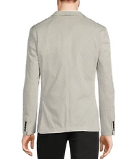 Murano Slim Fit Patterned Knit Suit Separates Blazer