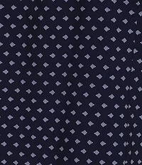 Murano Slim Fit Performance Stretch Diamond Print Short Sleeve Woven Shirt