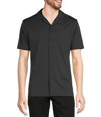 Murano Slim Fit Performance Stretch Short Sleeve Woven Camp Shirt