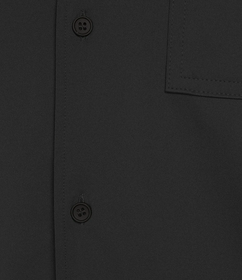 Murano Slim Fit Performance Stretch Short Sleeve Woven Camp Shirt