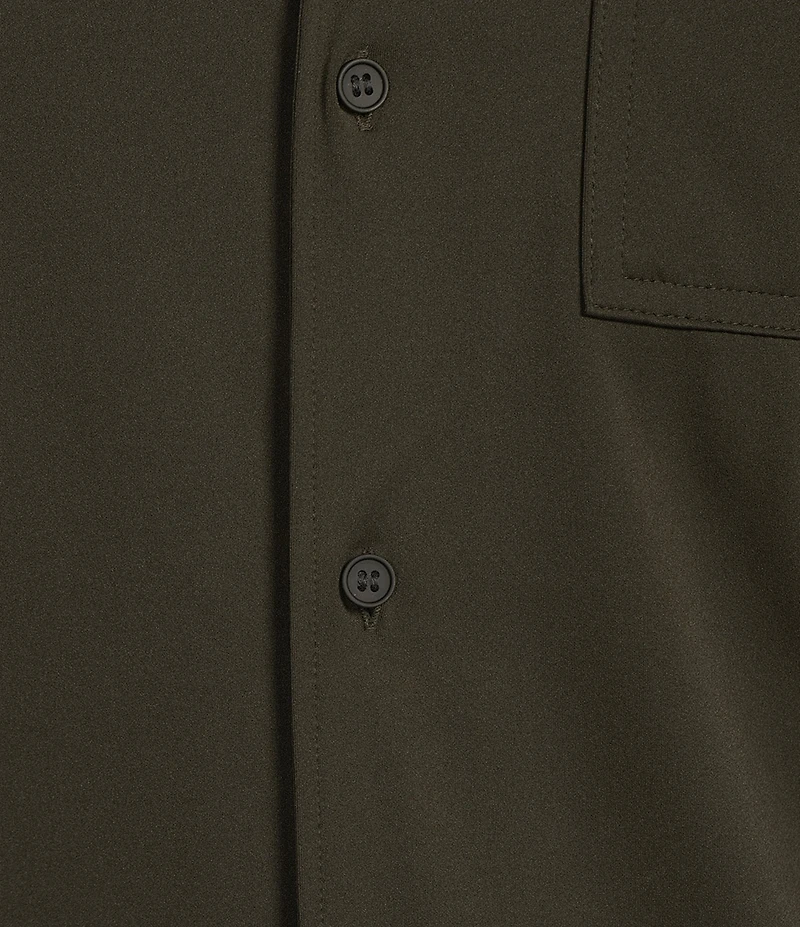 Murano Slim Fit Performance Stretch Short Sleeve Woven Camp Shirt