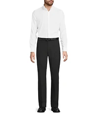 Murano Slim Fit Performance Stretch Solid Long Sleeve Woven Shirt