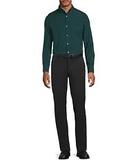 Murano Slim Fit Performance Stretch Solid Long Sleeve Woven Shirt