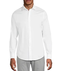 Murano Slim Fit Pintuck Long Sleeve Woven Shirt