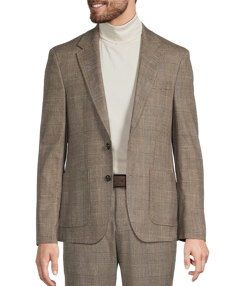 Murano Slim Fit Plaid Suit Separates Jacket