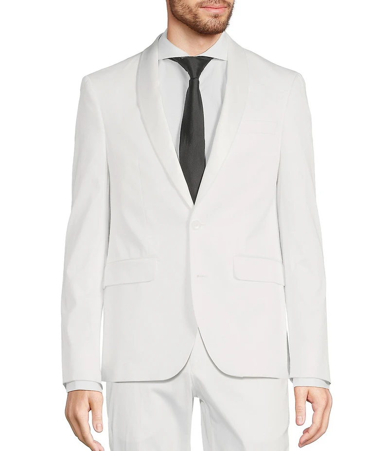 Murano Slim Fit Sateen Shawl Lapel Suit Separates Jacket