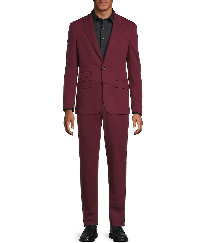 Murano Slim Fit Solid Knit Suit Separates Jacket