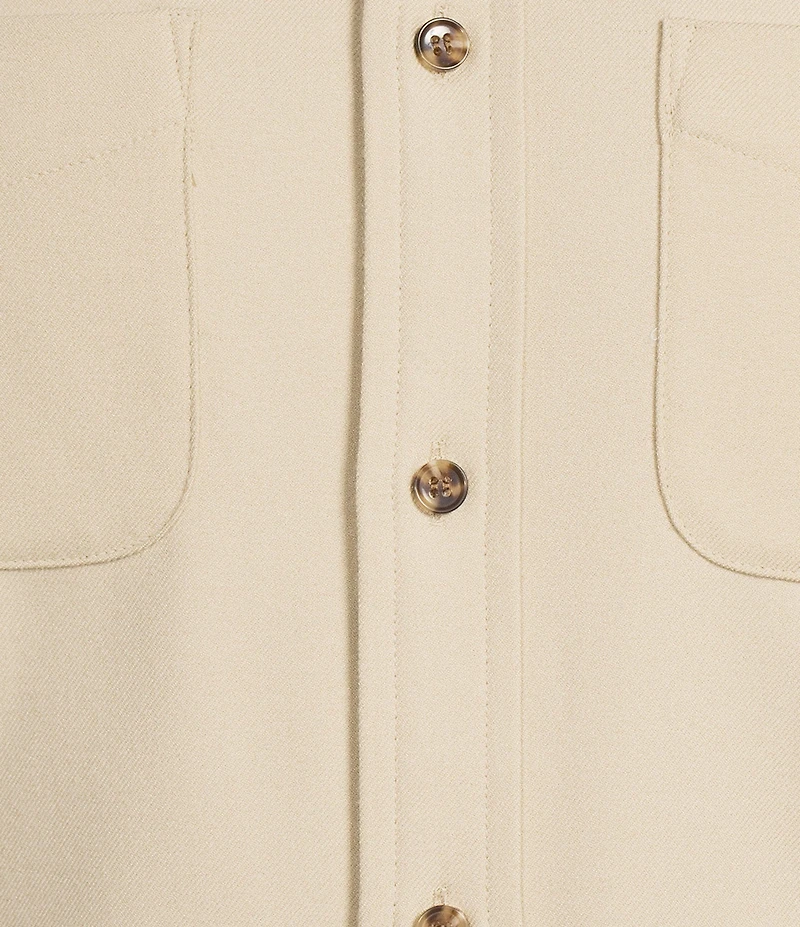 Murano Slim Fit Solid Long Sleeve Woven Shirt