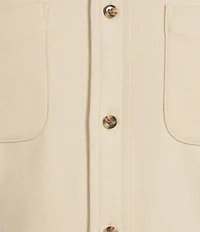 Murano Slim Fit Solid Long Sleeve Woven Shirt