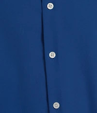 Murano Slim Fit Solid Performance Stretch Short Sleeve Woven Shirt