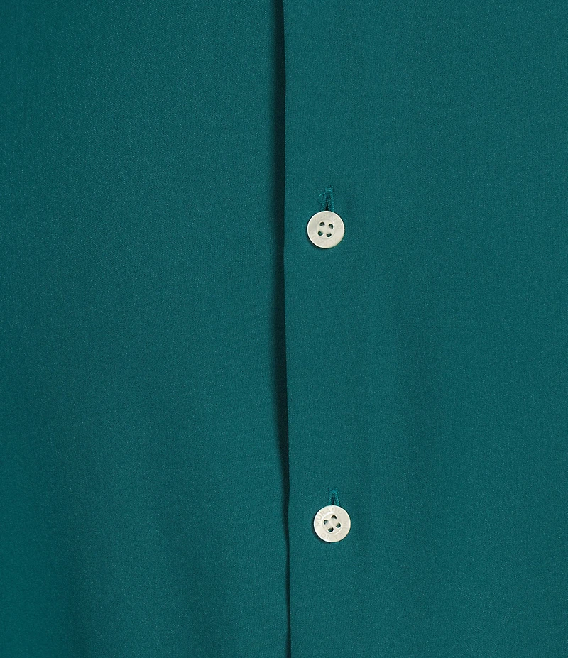 Murano Slim Fit Solid Performance Stretch Short Sleeve Woven Shirt