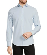 Murano Slim Fit Solid Performance Stretch Long Sleeve Woven Shirt