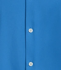 Murano Slim Fit Solid Performance Stretch Short Sleeve Woven Shirt