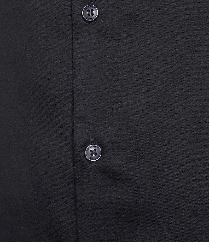 Murano Slim Fit Solid Sateen Long Sleeve Woven Shirt