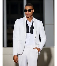 Murano Slim Fit Solid Sateen Long Sleeve Woven Shirt