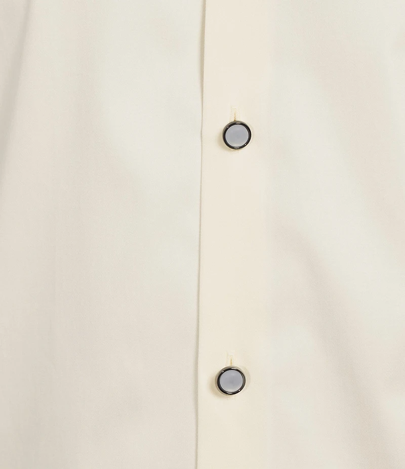 Murano Slim Fit Solid Sateen Long Sleeve Woven Shirt