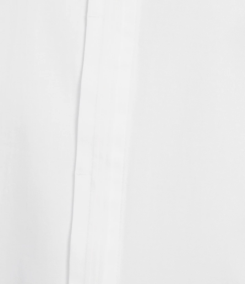 Murano Slim Fit Solid Sateen Pintuck Long Sleeve Woven Shirt