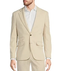 Murano Slim Fit Solid Textured Knit Blazer