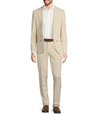 Murano Slim Fit Solid Textured Knit Blazer