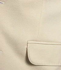 Murano Slim Fit Solid Textured Knit Blazer