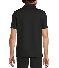 Murano Slim Fit Textured Short Sleeve Woven Camp Shirt