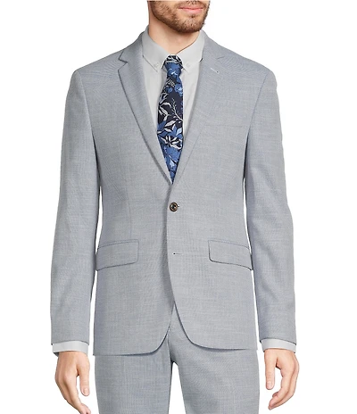 Murano Slim Fit Textured Suit Separates Jacket