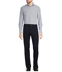 Murano Slim Fit Tick Stripe Long Sleeve Woven Shirt
