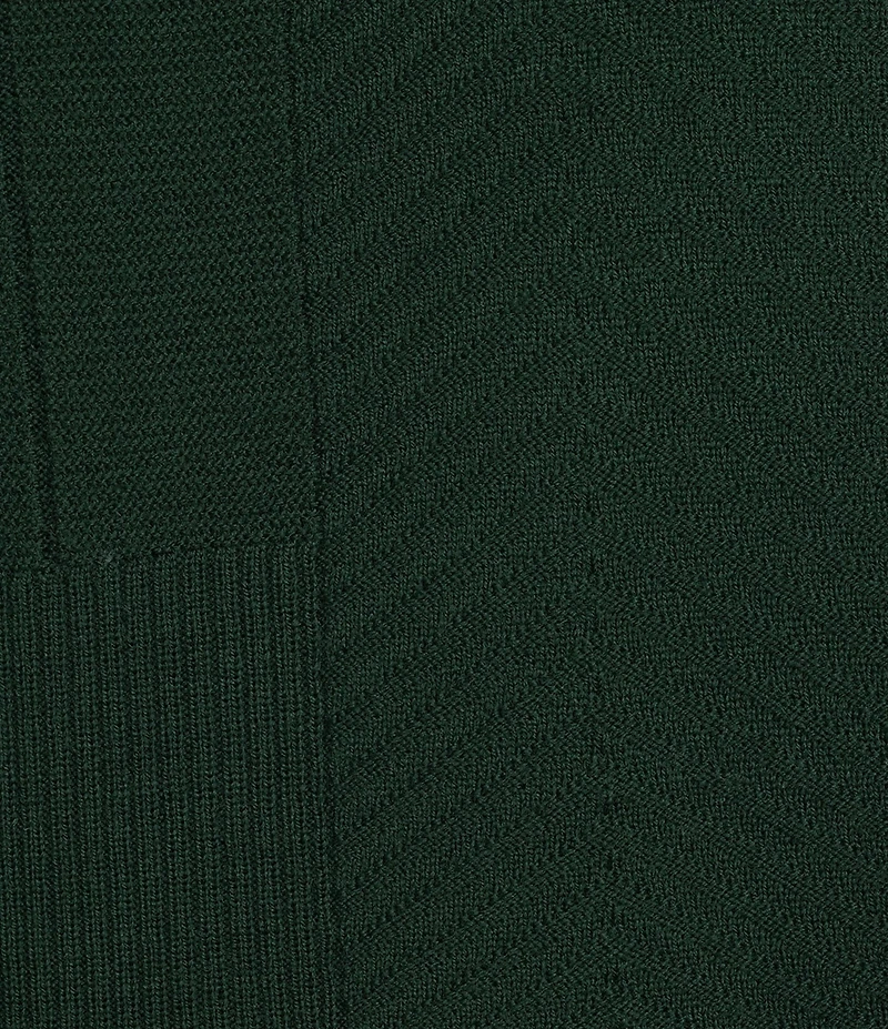 Murano Solid Performance Textured Crew Neck Sweater