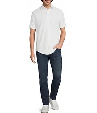 Murano Solid Poplin Short Sleeve Woven Shirt