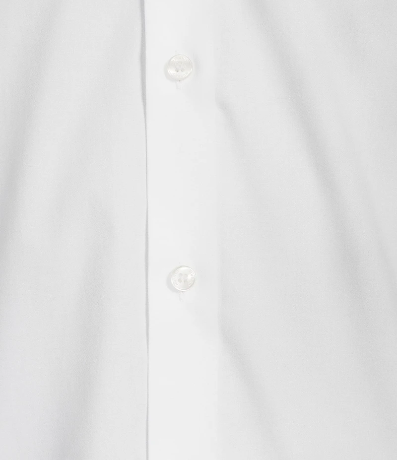 Murano Solid Poplin Short Sleeve Woven Shirt