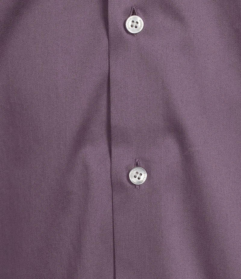 Murano Solid Sateen Long Sleeve Woven Shirt
