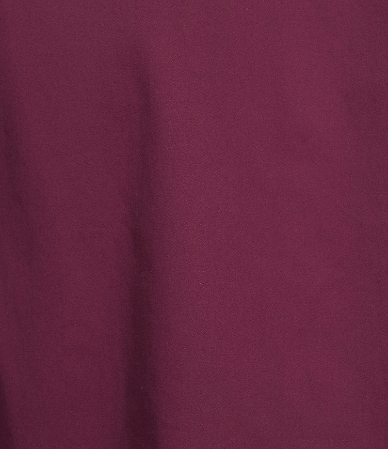 Murano Solid Sateen Long Sleeve Woven Shirt