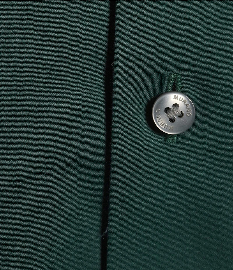 Murano Solid Sateen Long Sleeve Woven Shirt