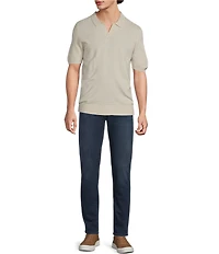 Murano Solid Short Sleeve Polo Sweater