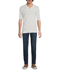 Murano Solid Short Sleeve Polo Sweater