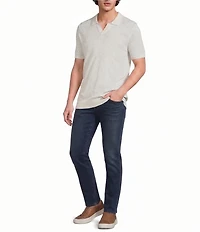 Murano Solid Short Sleeve Polo Sweater