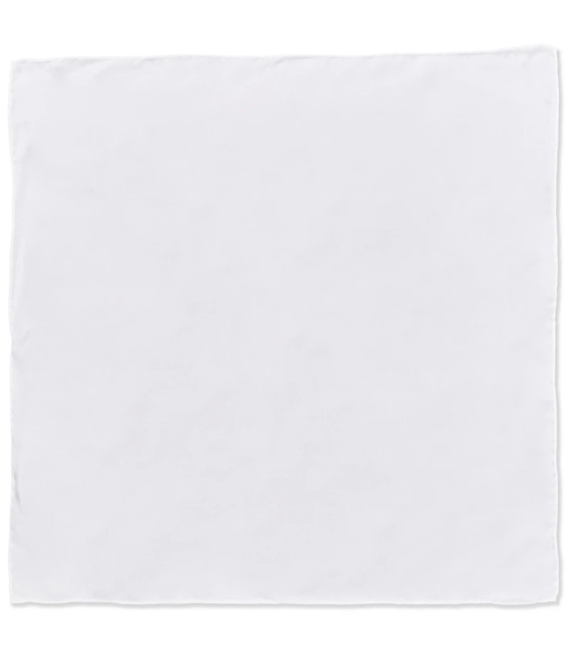 Murano Solid Silk Pocket Square
