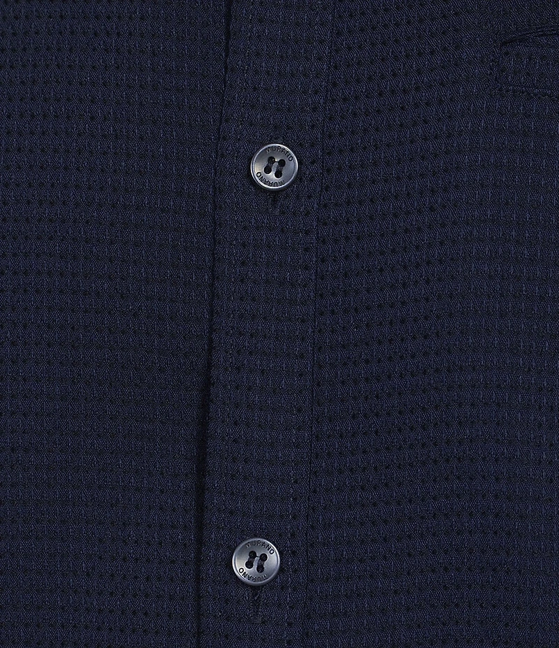 Murano Solid Texture Short Sleeve Woven Shirt