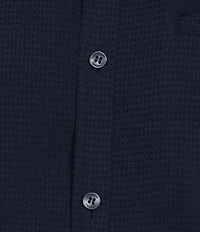 Murano Solid Texture Short Sleeve Woven Shirt