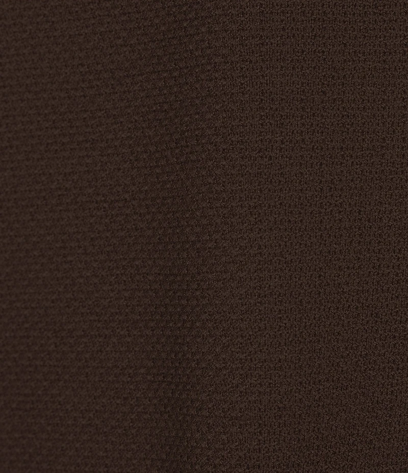 Murano Solid Textured Short Sleeve Crew Sweater