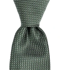 Murano Solid/Non-Solid 3#double; Narrow Woven Silk Blend Tie