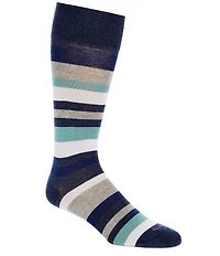 Murano Space Stripe Crew Dress Socks