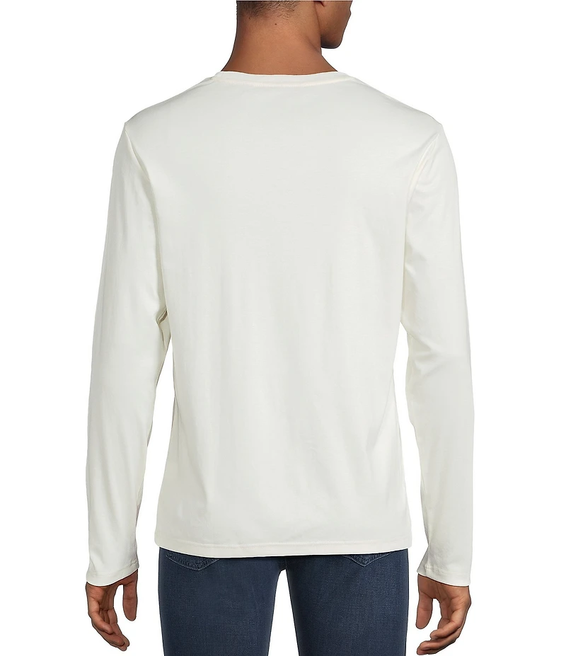 Murano Still Wanderin' Collection Slim Fit Horseshoe Screen Print Long Sleeve T-Shirt