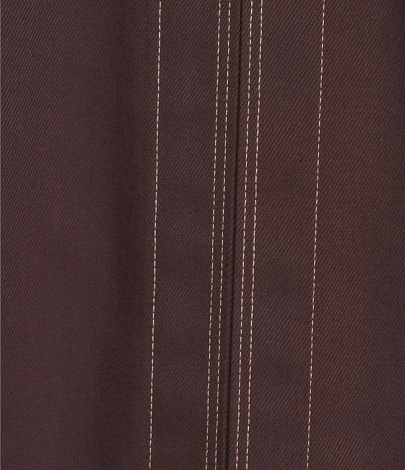 Murano Still Wanderin' Collection Slim Fit Solid Long Sleeve Woven Shirt