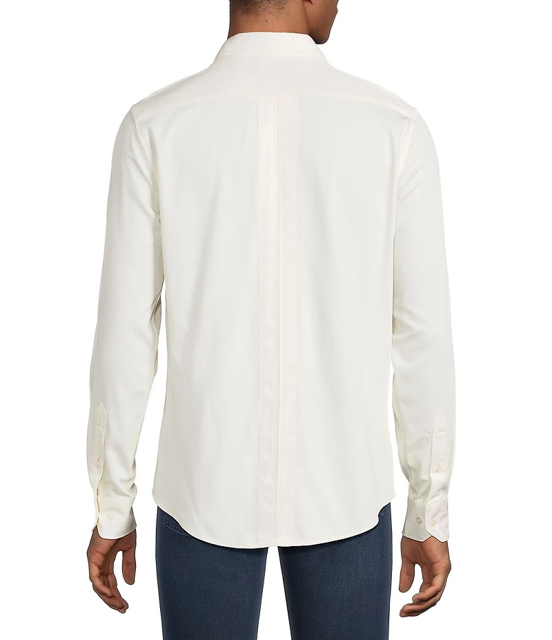 Murano Still Wanderin' Collection Slim Fit Solid Long Sleeve Woven Shirt